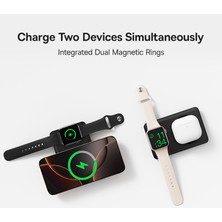 Baseus Enerfill FT11 Magsafe Super Hızlı Power Bank Iwatch ve IPhone Için 10000MAH 27W  Siyah (Type-C To Type-C Cable 20V/3A 30CM Siyah)