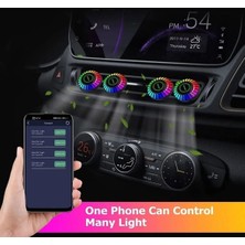 Yefking Araç Içi Koku Hazneli Rgb Sese Duyarlı LED Işık