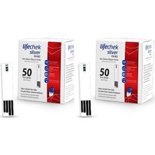 Lifechek Silver GH82 50LI 2 Adet Ölçüm Stribi Konforlu Kullanım ve Ergonomik Tasarım