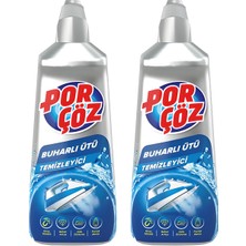 Porçöz 2'li 2X400 ml Buharlı Ütü Temizleyicisi Sıvı Leke Çıkarma Gücü ile Etkili Temizlik