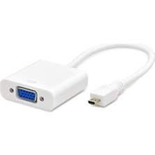 Periboia USB Mıcro To VGA F Çevirici Beyaz HDX7810