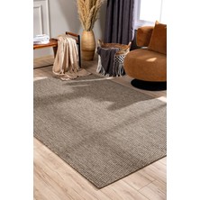 Koza Halı Loft Kahverengi Tozumaz Halı Salon Antre Koridor Balkon Teras Oturma Odası Mutfak Dokuma Halı A0806A, 60 x 100