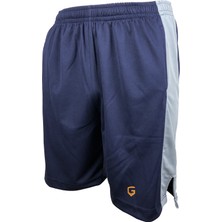 Top Glory Erkek Spor Şortu Lacivert Gri Nefes Alabilen Özellikli Fitness Şort