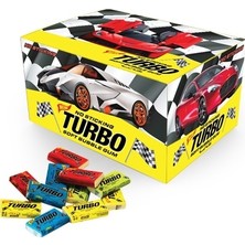 Turbo Tutti Frutti Şekerli Sakız 100 Adetli Karışık Aroma ile Nostaljik Lezzet