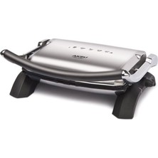 Aksu Tostadoy Deluxe 1800 W Döküm Plakalı Tost Makinesi Çift Taraflı Izgara Özelliği ile