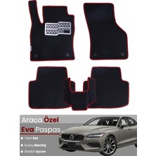 E-BİZ Volvo S60 (2019-2025) Uyumlu Eva Paspas Tam Set–oto Paspas,araca Özel,tam Koruma,kolay Montaj