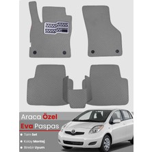 E-BİZ Toyota Yaris (2005-2012) Uyumlu Eva Paspas Tam Set–oto Paspas,araca Özel,su Geçirmez