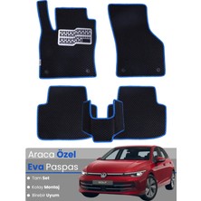 E-BİZ Volkswagen Golf 8,5 (2024-2025) Uyumlu Eva Paspas Tam Set–oto Paspas,araca Özel,su Geçirmez