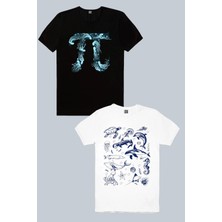 Rock&Roll Denizde Hayat, Derin Pi 2'li Kadın Tshirt Eko Paket