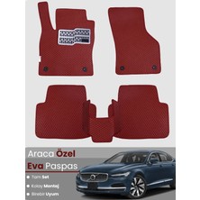 E-BİZ Volvo S90 (2016-2025) Uyumlu Eva Paspas Tam Set–oto Paspas,araca Özel,tam Koruma,kolay Montaj