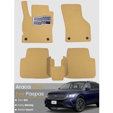 E-BİZ Volkswagen Tiguan (2020-2023) Uyumlu Eva Paspas Tam Set–oto Paspas,araca Özel,tam Koruma