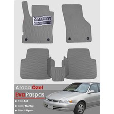 E-BİZ Toyota Corolla E110 (1998-2002) Uyumlu Eva Paspas Tam Set–oto Paspas,kolay Montaj,araca Özel