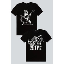 ROCKANDROLL Sarman Rock, Hayatım Rock 2'li Kadın Tshirt Eko Paket