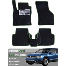 E-BİZ Volkswagen Tiguan (2016-2019) Uyumlu Eva Paspas Tam Set–oto Paspas,araca Özel,tam Koruma