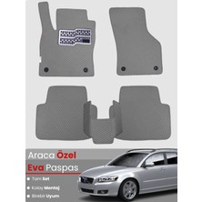 E-BİZ Volvo V50 Stationwagon (2004-2012) Uyumlu Eva Paspas Tam Set–oto Paspas,araca Özel,tam Koruma