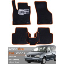 E-BİZ Volkswagen Caddy (2004-2011) Uyumlu Eva Paspas Tam Set–oto Paspas,araca Özel,su Geçirmez