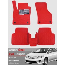 E-BİZ Toyota Corolla E140 (2007-2012) Uyumlu Eva Paspas Tam Set–oto Paspas,araca Özel,su Geçirmez