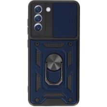 Sb Shopping Galaxy S21 Fe Kılıf Pars Lens Yüzüklü - Lacivert