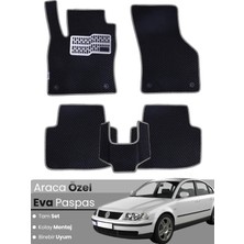 E-BİZ Volkswagen Passat B5 (1996-2005) Uyumlu Eva Paspas Tam Set–oto Paspas,araca Özel,su Geçirmez