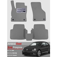 E-BİZ Volkswagen Beetle (2012-2019) Uyumlu Eva Paspas Tam Set–oto Paspas,araca Özel,su Geçirmez