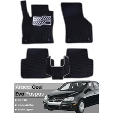E-BİZ Volkswagen Jetta (2005-2010) Uyumlu Eva Paspas Tam Set–oto Paspas,araca Özel,su Geçirmez