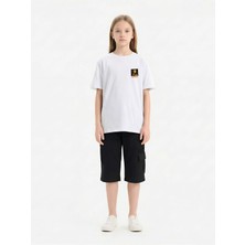 Broco Erkek Kız Çocuk Kombini Alt-Üst Takım Şort   Baskılı T-Shirt Four Seas