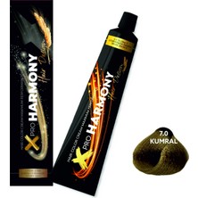 X Pro Harmony 7.0 Kumral Renkli Krem Saç Boyası 99 ml Kadınlar İçin Üst Düzey Kalıcılık