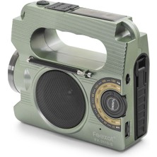 Periboia Bluetooth Fm Radyo Tws USB Tf Aux Solar Şarjli Taşinabi̇li̇r Kamp Hoparlör FX2519S