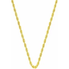 Bilezikci 60 cm. 14 Ayar Altın Burma Zincir