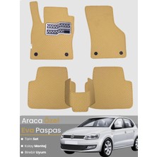 E-BİZ Volkswagen Polo (2009-2017) Uyumlu Eva Paspas Tam Set–oto Paspas,araca Özel,tam Koruma