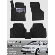 E-BİZ Volkswagen Polo (2009-2017) Uyumlu Eva Paspas Tam Set–oto Paspas,araca Özel,tam Koruma