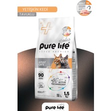 Pure Life Plus Tavuklu Yetişkin Kedi Maması 1.5 kg
