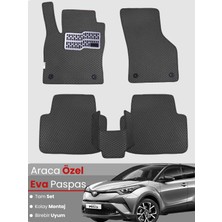 E-BİZ Toyota C-Hr Hybrid (2020-2023) Uyumlu Eva Paspas Tam Set–oto Paspas,araca Özel,kolay Montaj