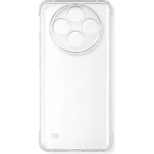 Fenza Redmi Note 14-C 4g Uyumlu Kamera Korumalı Yanları Açık Sararmaz Sert Mika Şeffaf Kılıf