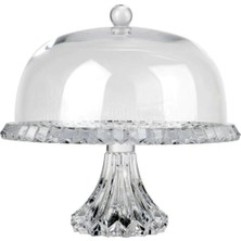 Rogaska Crown Jewel 33 cm Fanuslu Ayaklı Tatlı Servis