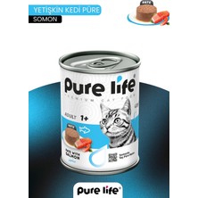 Pure Life Somonlu Pate Yetişkin Kedi Konserve Yaş Mama 400 gr