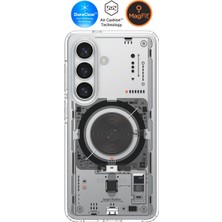 Spigen Galaxy S26 ile Uyumlu Magnet Kılıf Ultra Hybrid Mag Fit Sararmaya Dayanıklı Siyah Şeffaf Kapak - ACS10973 (Spigen TR Garantili)