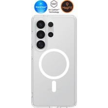 Spigen Galaxy S26 Ultra ile Uyumlu Magnet Kılıf Ultra Hybrid Mag Fit Clear White - ACS10958