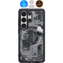 Spigen Galaxy S26 Ultra ile Uyumlu Magnet Kılıf Ultra Hybrid Mag Fit Sararmaya Dayanıklı Siyah Şeffaf Kapak - ACS10961 (Spigen TR Garantili)