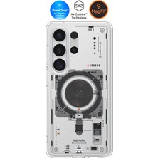 Spigen Galaxy S26 Ultra ile Uyumlu Magnet Kılıf Ultra Hybrid Mag Fit Sararmaya Dayanıklı Siyah Şeffaf Kapak - ACS10963 (Spigen TR Garantili)