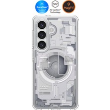 Spigen Galaxy S26 ile Uyumlu Magnet Kılıf Ultra Hybrid Mag Fit Sararmaya Dayanıklı Beyaz Şeffaf Kapak - ACS10972 (Spigen TR Garantili)