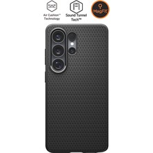 Spigen Galaxy S26 Ultra ile Uyumlu Kılıf Liquid Air Mag Fit Kaymaz Dokulu Yüzey Siyah Kapak - ACS11024 (Spigen TR Garantili)