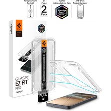 Spigen Samsung Galaxy S26 Plus ile Uyumlu Cam Ekran Koruyucu AluminaCore™ iyonlaştırılmış Güçlendirilmiş Cam Teknolojisi Anti-Dust Uygulama Kolay Kurulum GLAS.tR EZ Fit Pro (2 Adet) - AGL11079