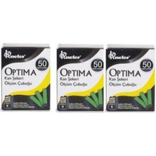 Pratik Kan Şekeri Ölçüm Çubuğu Seti 150 Adet, 3 Paket