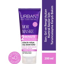 Urban Care Keratinli  Sarı, Gri Ve Açık Kumral Saçlar Renk Düzenleyici Saç Bakım Kürü 200 ml Parlaklık Verici Özellikli