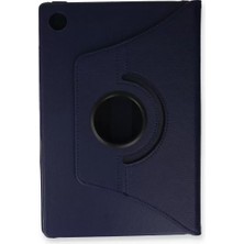 Prativas Galaxy Tab A9 Kılıf 360 Tablet Deri Kılıf - Lacivert