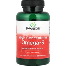 Swanson Omega 3 Epa Dha High Concentrate 120 Mini Softgels