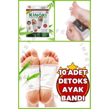 10 Adet Doğal Detoks Ayak Bandı, Toksin Atıcı ve Rahatlatıcı Set