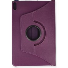 Prativas Pad X9 11.5 Kılıf 360 Tablet Deri Kılıf - Mürdüm