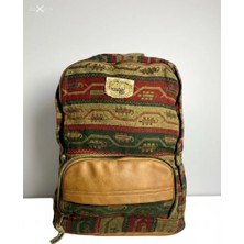 Old Cotton Cargo Ünisex Kilim Desen Sırt Çantası
